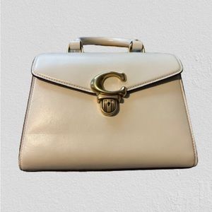 Coach Sammy Top Handle 21 in Chalk